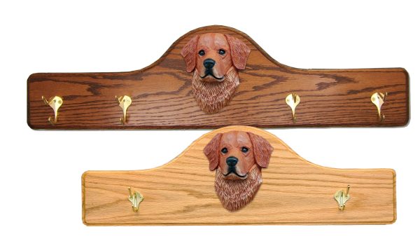 Golden Retriever Coat Rack - Solid Oak Online now - Image 2