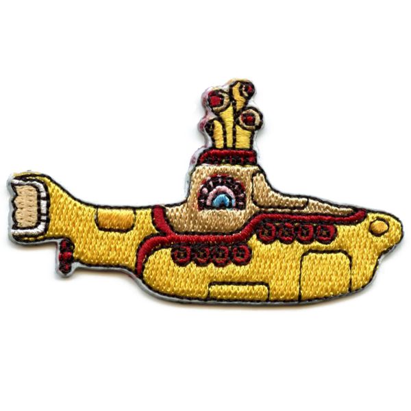 The Beatles Yellow Submarine Patch British Rock Band Embroidered Iron On Online now