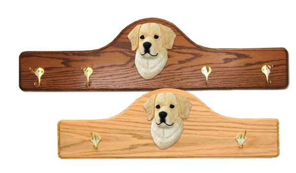 Golden Retriever Coat Rack - Solid Oak Online now