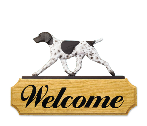 German Shorthaired Pointer DIG Welcome Sign For Discount - Image 4