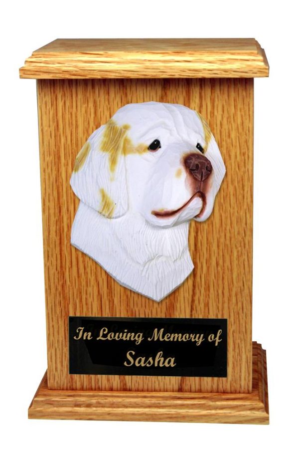Clumber Spaniel Memorial Urn Online Sale - Image 4