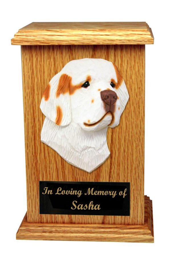 Clumber Spaniel Memorial Urn Online Sale - Image 3