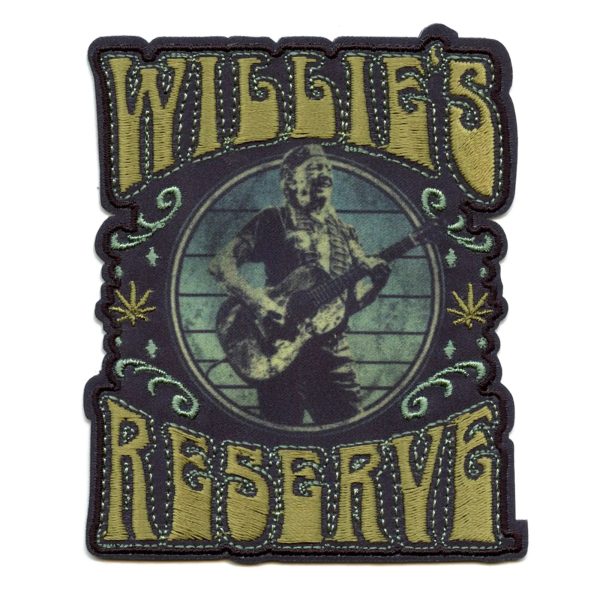 Willies Reserve Brand Patch Legal Independent Medicinal Embroidered Iron On Online Hot Sale