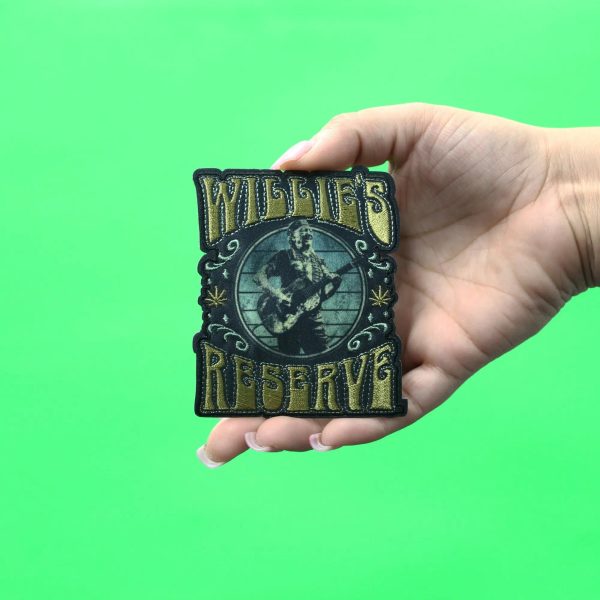 Willies Reserve Brand Patch Legal Independent Medicinal Embroidered Iron On Online Hot Sale - Image 2