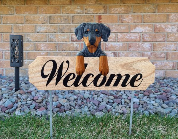 Doberman (Natural) Topper Welcome Stake For Discount - Image 2