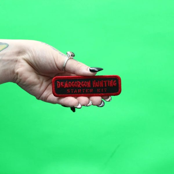 Stranger Things Demogorgon Hunting Patch Starter Kit Group Embroidered Iron On Online Hot Sale - Image 2