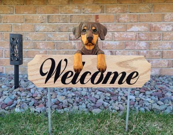 Doberman (Natural) Topper Welcome Stake For Discount - Image 3