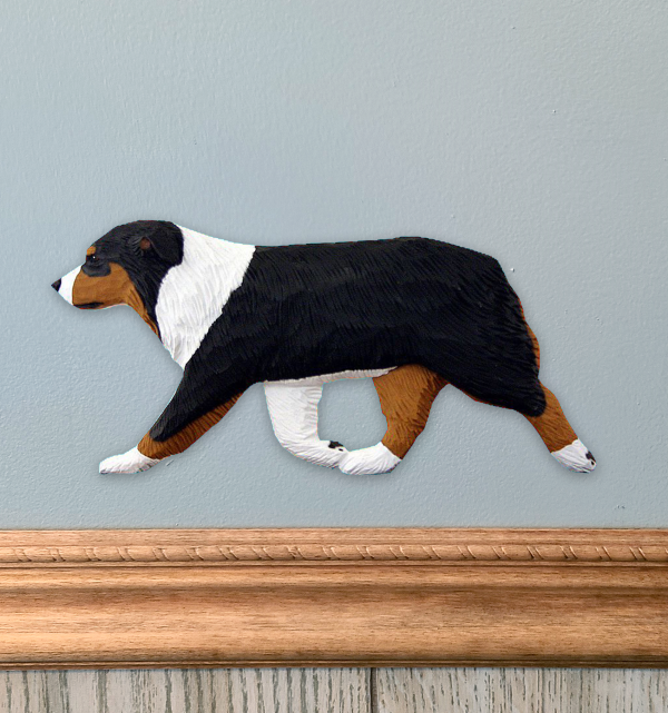 Australian Shepherd Dog Wall Sculpture Online now - Image 3