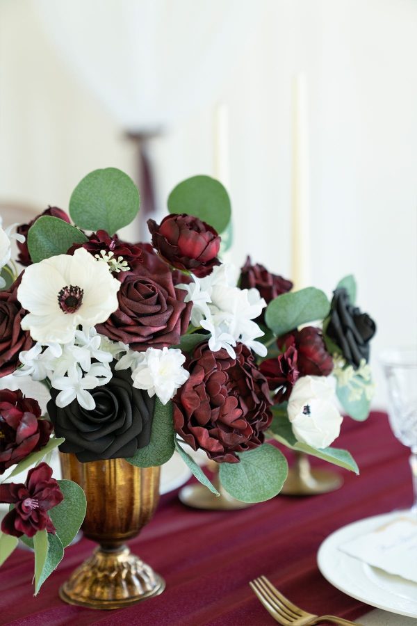 DIY Supporting Flower Boxes in Moody Burgundy & Black Cheap - Image 4