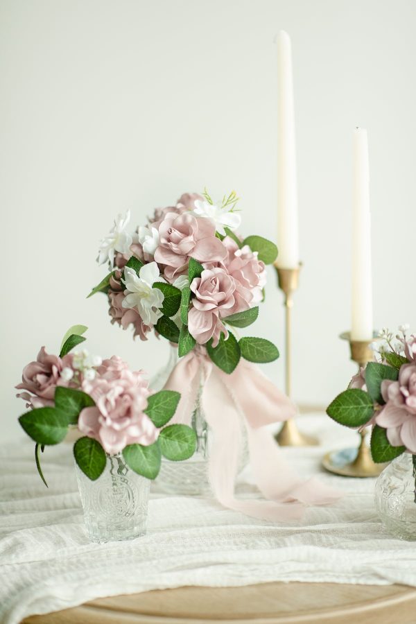 DIY Supporting Flower Boxes in Dusty Rose & Cream Hot on Sale - Image 4