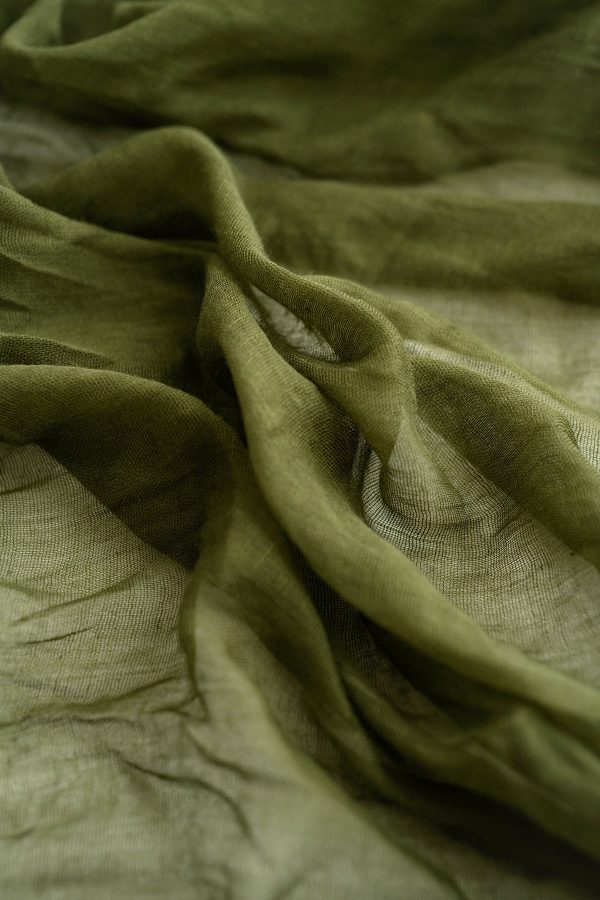Table Linens in Moss Green on Sale - Image 2