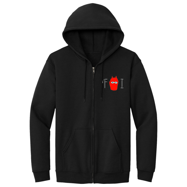 Dancing (Black) Zip Hoodie Online - Image 2