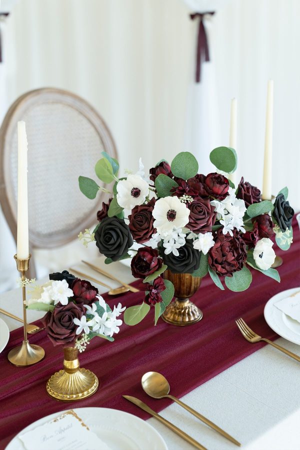 DIY Supporting Flower Boxes in Moody Burgundy & Black Cheap - Image 3